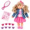 Bayer: My First Charlene - 16" Sounds Doll - Kissing & Laughing Sounds, Jean Jacket, Pink & Flowers, Soft Body Doll, Kids Toy, Ages 3+